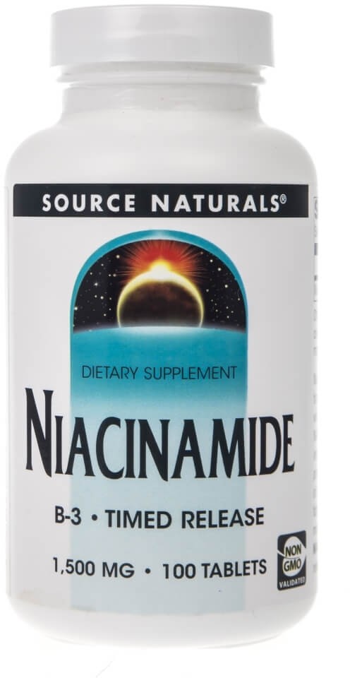 Source Naturals Source Naturals Niacinamide Time Release 1500 mg - 100 tabletek
