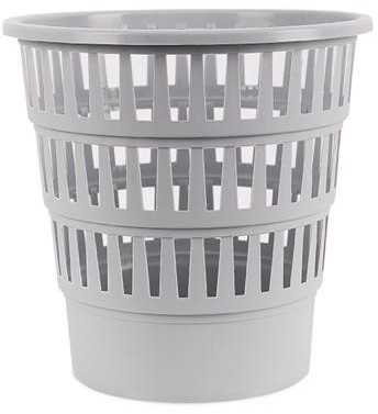 OFFICE PRODUCTS Kosz na śmieci OFFICE PRODUCTS, ażurowy, 16l, szary 19053621-10