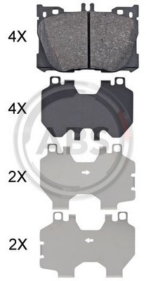 A.B.S. ALL BRAKE SYSTEMS BV.) ALL BRAKE SYSTEMS BV.) 35155 35155