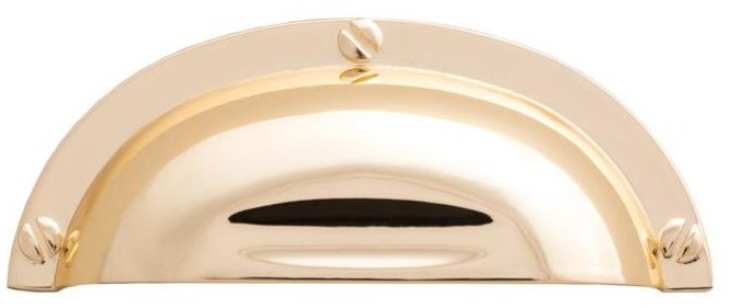 Uchwyt meblowy Muszla 64 mm złoty