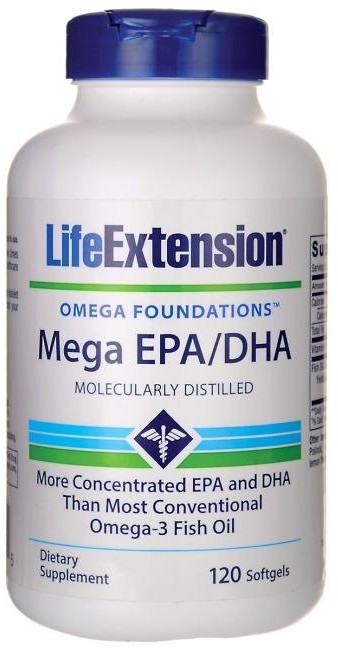 Life Extension Life Extension Mega EPA / DHA - 120 kapsułek LE019137