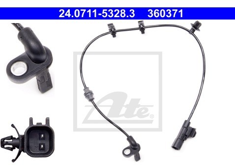 ATE Czujnik, prędkosć obrotowa koła 24.0711-5328.3