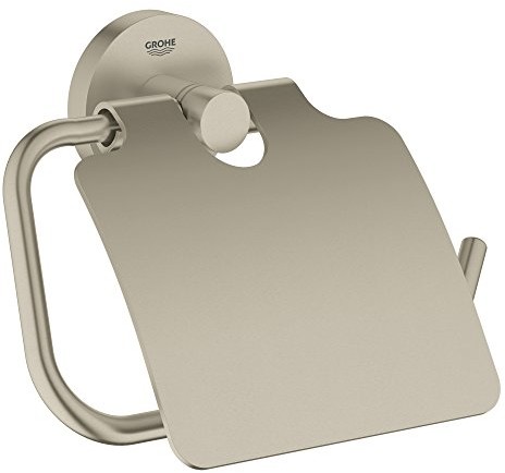 Grohe uchwyt na papier WC-Essentials 40367, z pokrywką, nikiel szczotkowany 40367EN1