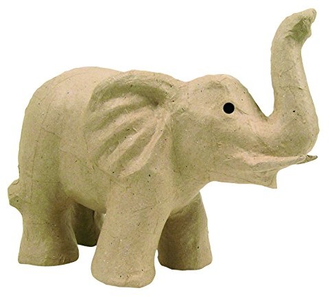 Decopatch Figurka z papieru mache, słoń, 21 x 17 x 12 cm SA108O