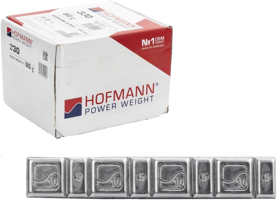 Hofmann Ciężarki klejone ołowiane 5/10g x 100 sztuk