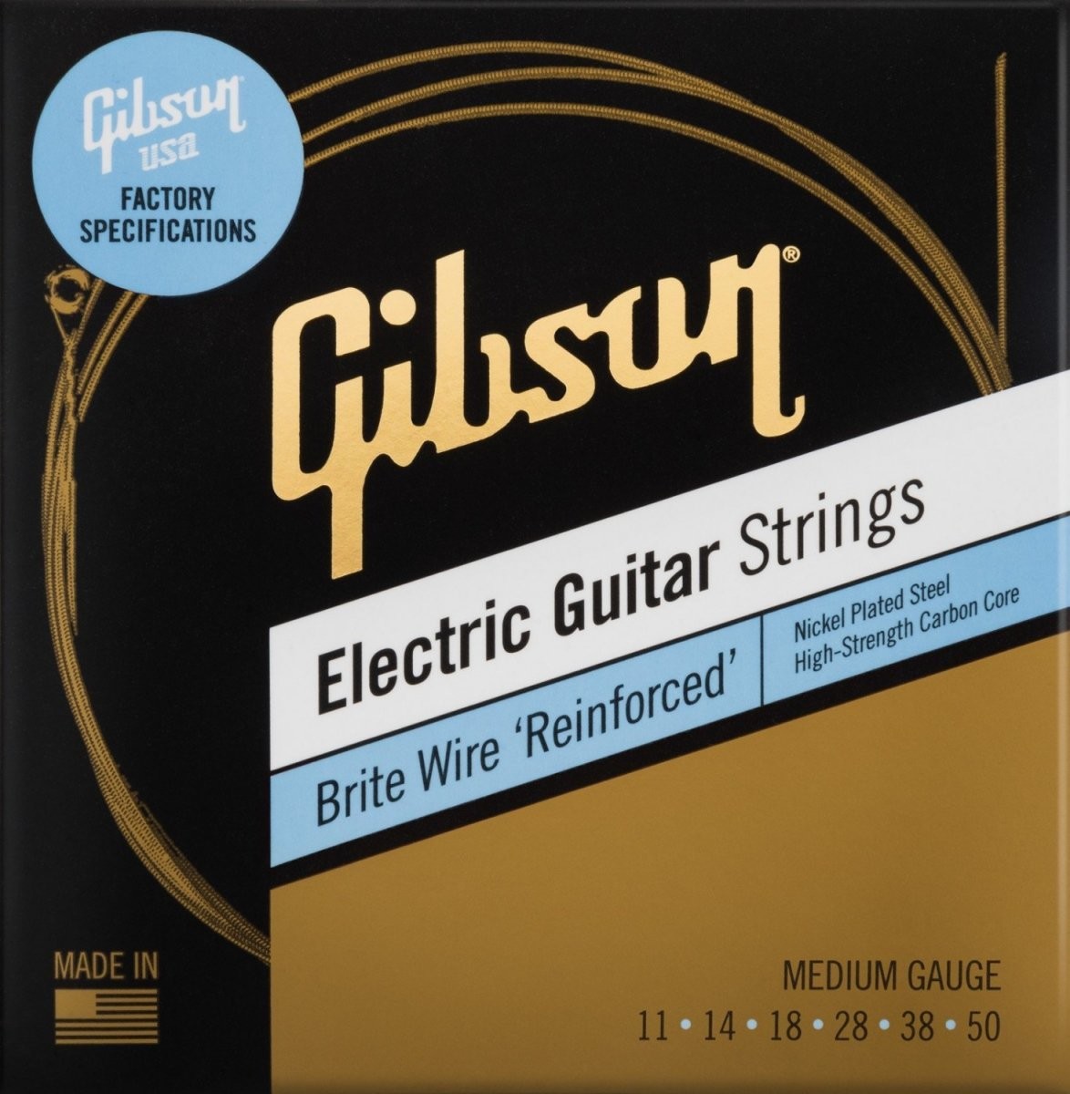 Gibson SEG-BWR11 11-50 Brite Wire Reinforced struny elektryczne