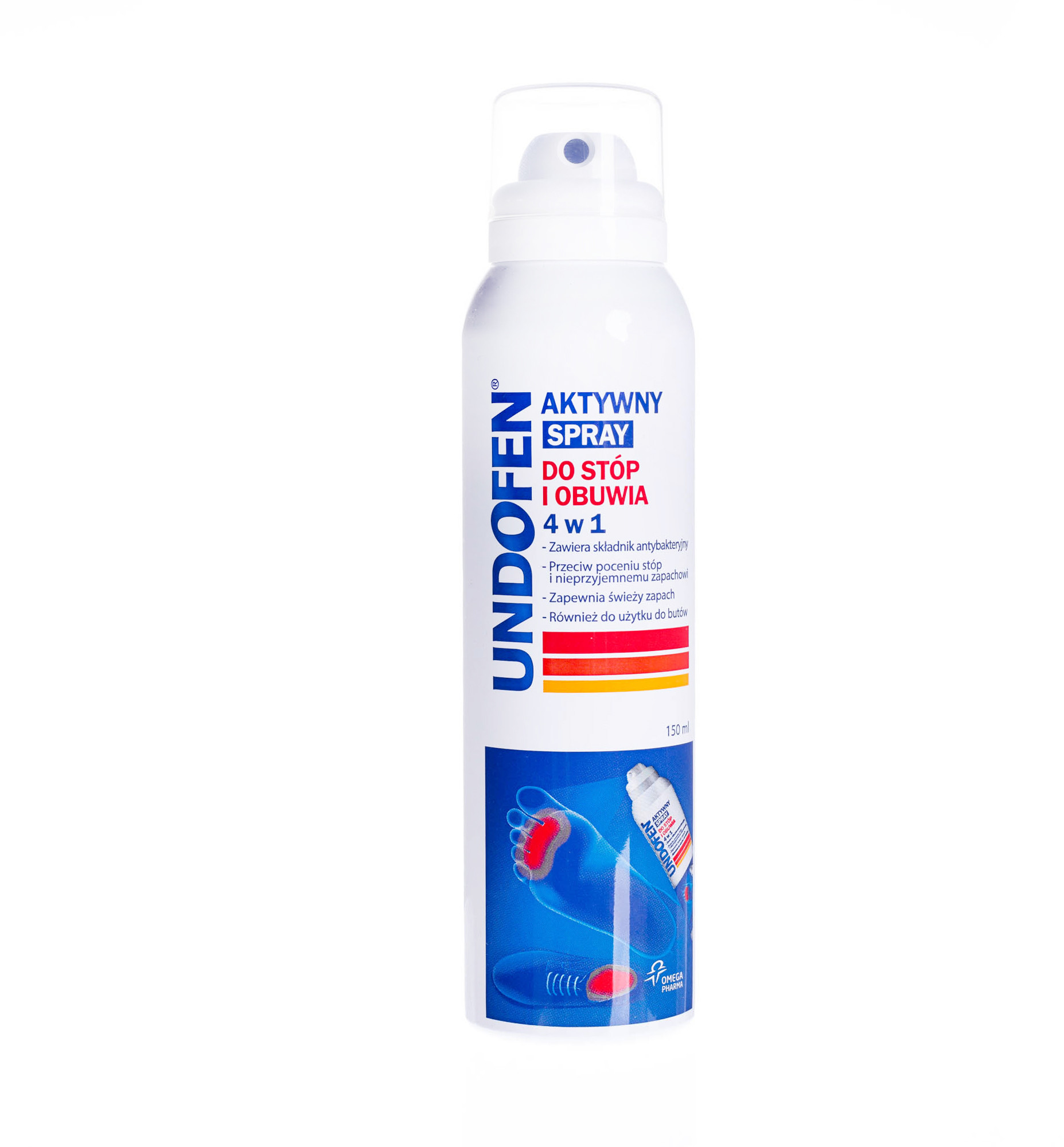aktywny spray do stóp i obuwia 4w1 150 ml