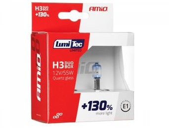 AMIO Żarówki halogenowe Amio LumiTec Limited H3 12V 55W S35-9681