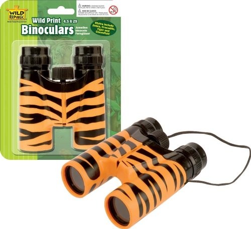 Wild Republic 85173  Binocular kanałach szklany Tiger, 12 cm