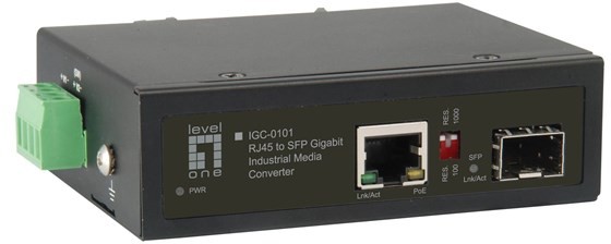 LevelOne LevelOne IGC-0101 - media converter - 10Mb LAN 100Mb LAN GigE IGC-0101