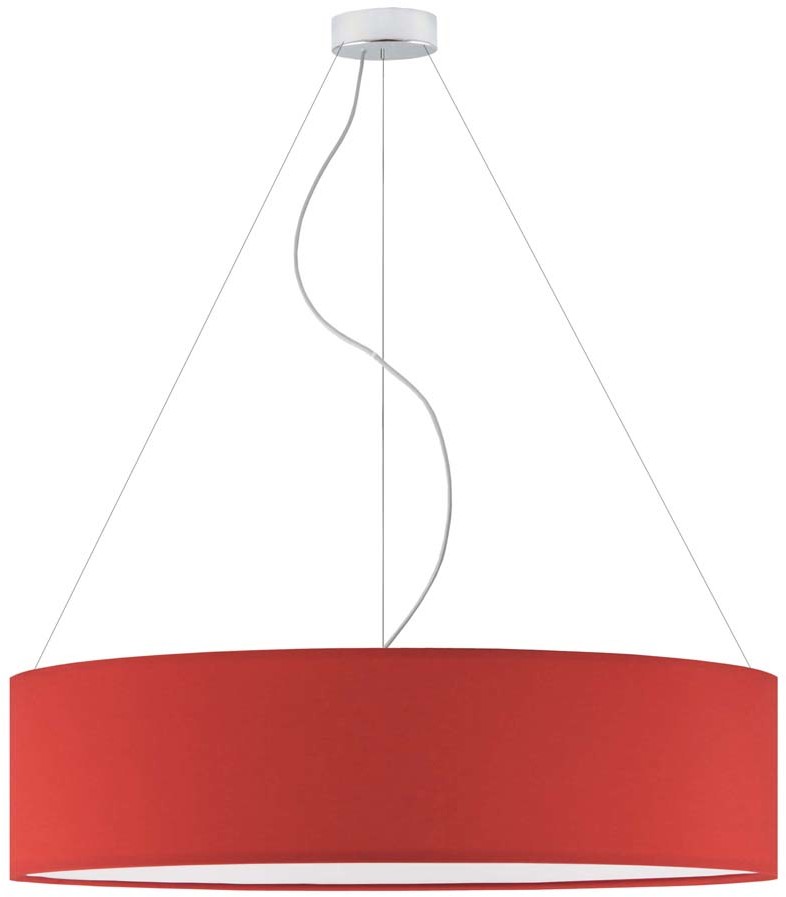 LYSNE Designerska lampa wisząca PORTO fi - 80 cm - kolor czerwony 14530/108 - kolor czerwony