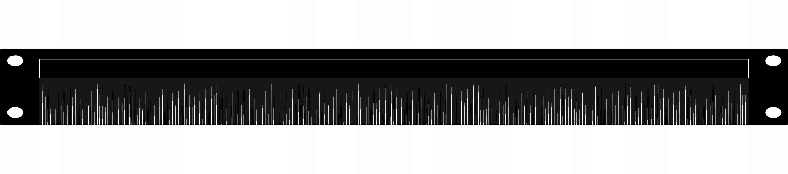 Panel maskujący zaślepka szafa szczotka Rack 19 1U