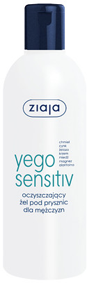 Ziaja Ltd Zakład Produkcji Leków YEGO SENSITIV Oczyszczający żel pod prysznic dla mężczyzn 300 ml 7068623