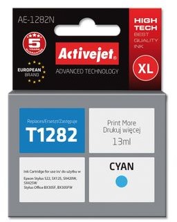 ActiveJet Tusz AE-1282N zamiennik Epson T1282 Supreme 13 ml niebieski AE-1282N