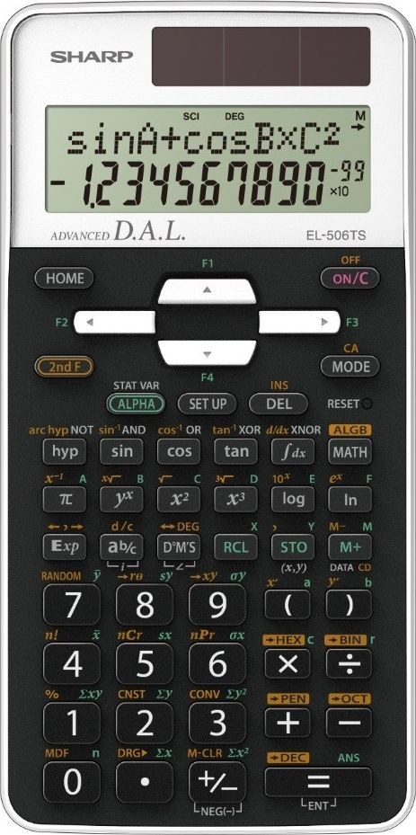 Sharp Kalkulator CALCULATOR SCIENTIFIC BOX EL506TSWH SH-EL-506TSWH