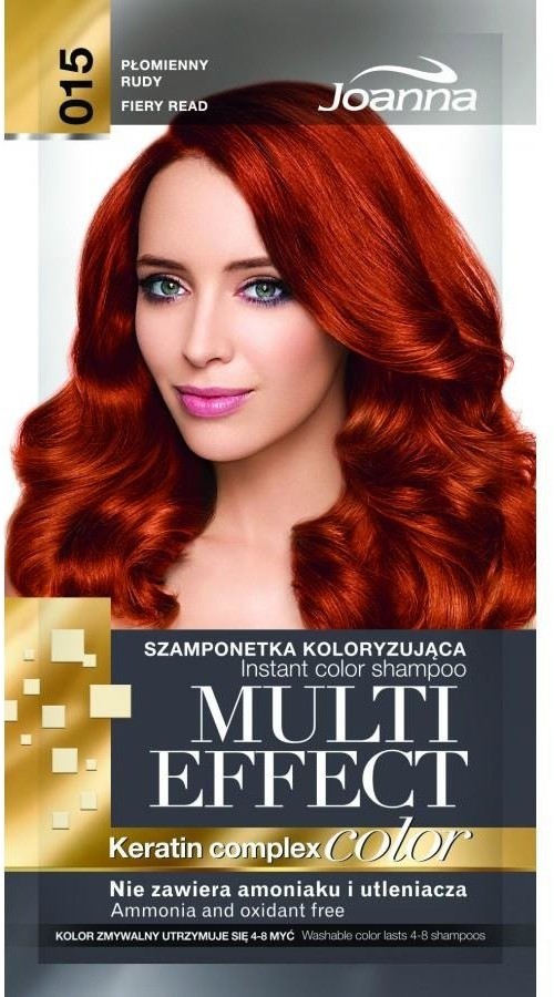 Joanna Multi Effect 015 Płomienny Rudy 35g 69592-uniw