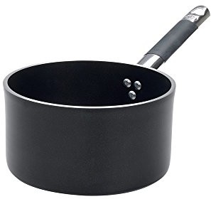 Pentole Agnelli pentole agnelli alsc2105ssc24 linia Allblack 5 o dużej pojemności garnków z uchwytem 1 MM, 24 cm ALSC2105SSC24