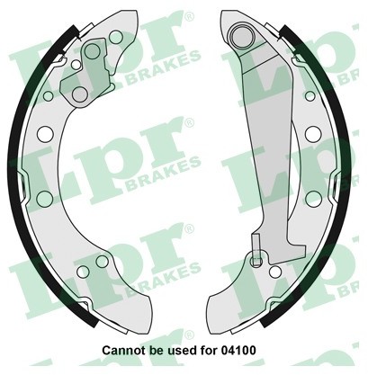LPR Szczki hamulcowe - komplet 05730