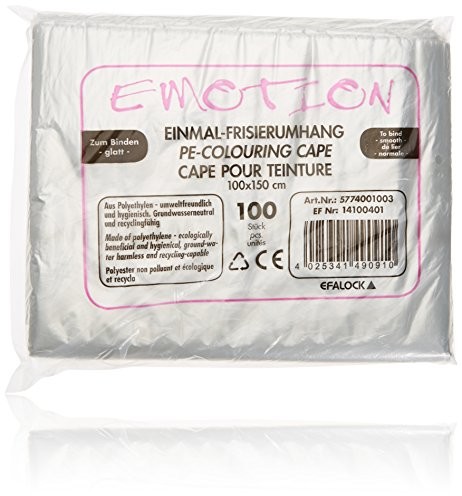 Efalock Professional Efalock Emotion raz-Fryzjerstwo suknia gładkie, 1er Pack (1 X 100 sztuk) 12936