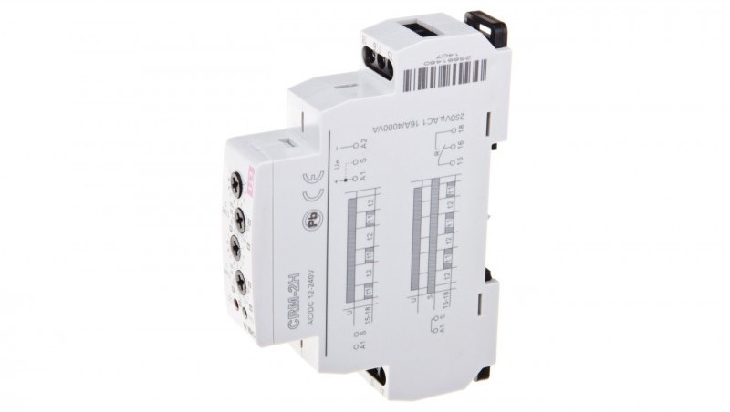ETI POLAM Przekaźnik cykliczny asymetryczny 1P 0.1sek-100dni 12-240V ACDC CRM-2H 002470003