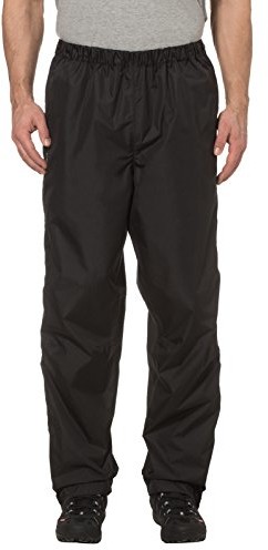 Vaude Fluid Full-Zip II S/S spodnie męskie z rozpinanymi nogawkami, czarny, 50/M 06343-010-Medium