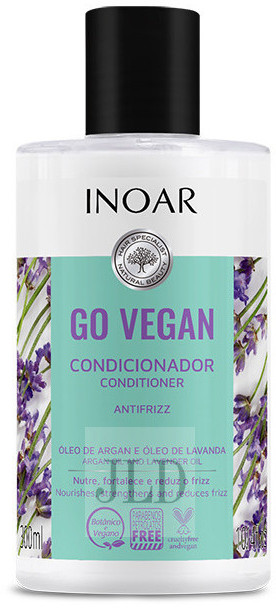 INOAR INOAR Go Vegan Antifrizz odżywka zapobiegająca puszeniu włosów 300 ml INOAR22