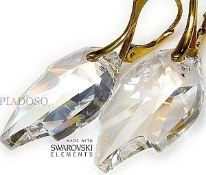 Arande SWAROVSKI komplet MOONLIGHT ZŁOTE SREBRO ORYGINAŁ 1560587138