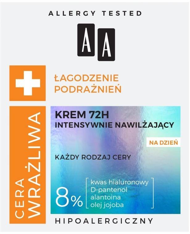 Oceanic Cera Wrażliwa krem intensywnie nawilżający 72H na dzień 50ml 108984-uniw