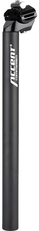 Accent Wspornik siodła SP-252 27.2mm/350mm czarny piaskowany