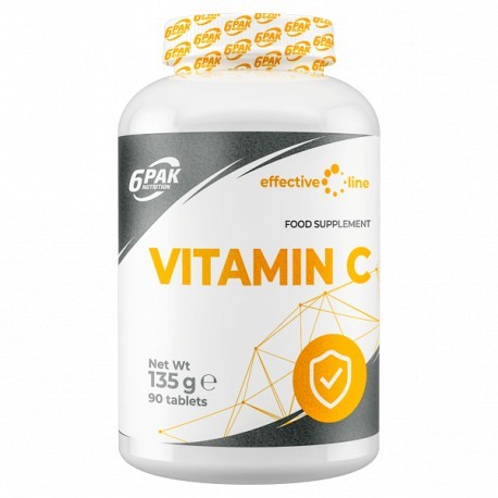 6 pak 6PAK Nutrition Effective Line Vitamin C 90 tabl
