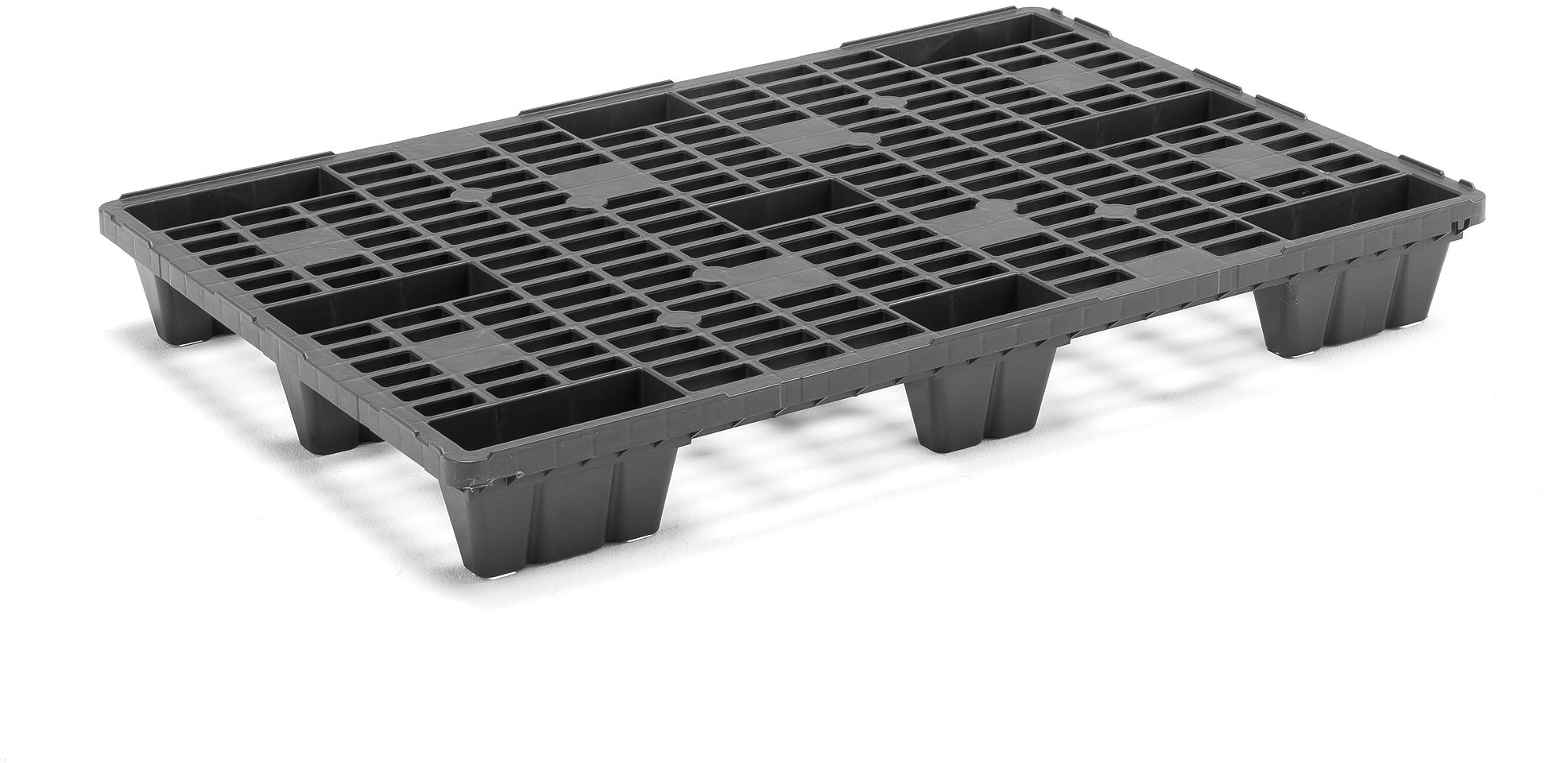 AJ Produkty Paleta plastikowa, 1200x800, 800 kg, czarna