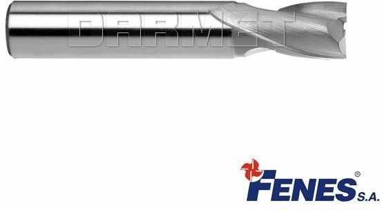 FENES Frez 2-ostrzowy trzpieniowy do rowków na wpusty z chwytem walcowym DIN327-B K, PM HSS-E - 12MM - 0641-552-101-065
