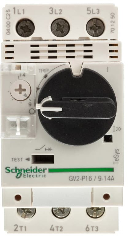 Schneider Electric Wyłącznik silnikowy 3P 5,5kW 9-14A GV2P16