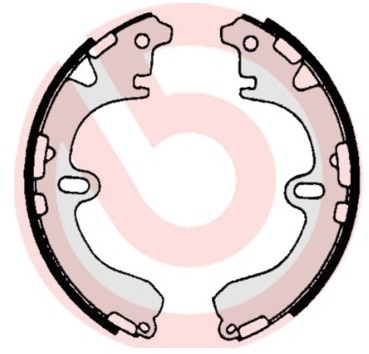 BREMBO Zestaw szczęk hamulcowych S 83 531