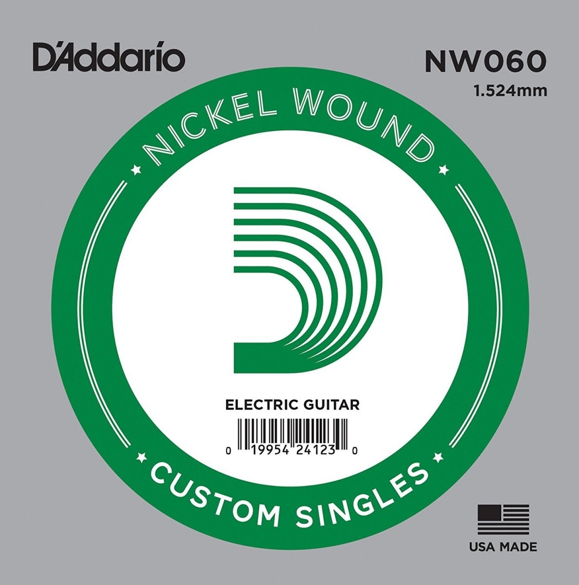 D'Addario Nickel Wound ball End Single Strings NW060