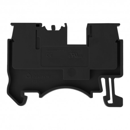 Geberit DEGSON szynowa przelotowa zaciskowa czarna 1,5mm2 1P UL DS1.5-01P-13-00A(H)