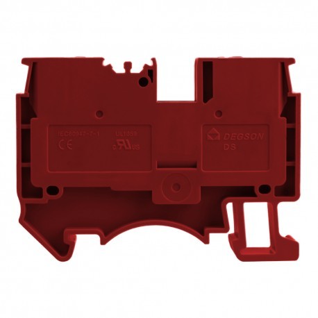 Geberit DEGSON szynowa przelotowa zaciskowa czerwona 6mm2 1P UL DS6-01P-16-00A(H)