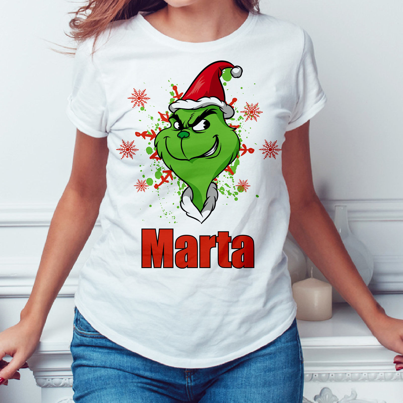 Poczpol Grinch - koszulka damska 42660-G