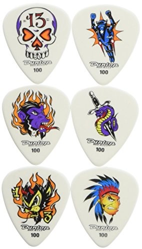 Dunlop DL P 0303 bl100p1.00 schwarzline oryginalne Players Pick (6 sztuki) 24100400006