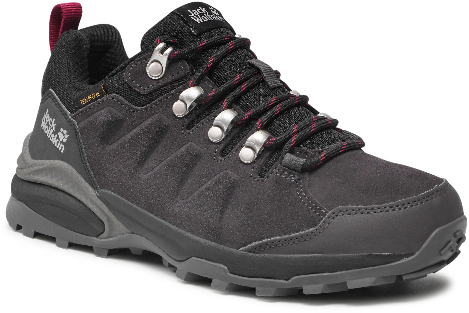 Jack Wolfskin Trekkingi Refudio Texapore Low W 4050821 Dark Steel/Purple