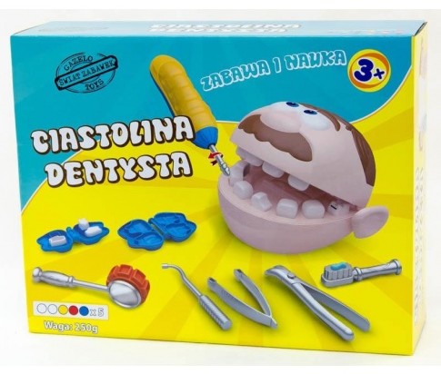 Gazelo Toys Ciastolina Doktor Dentysta - masa plastyczna Gazelo Toys G091685-9390