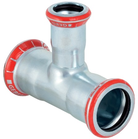Geberit Trójnik Mapress C-Stahl redukcyjny d18-15 21204 21204