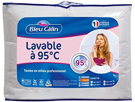 Bleu Calin couette lavable A 95â°c KBO B40 MiFi, 200 x 200 cm KBOB40200MIFI