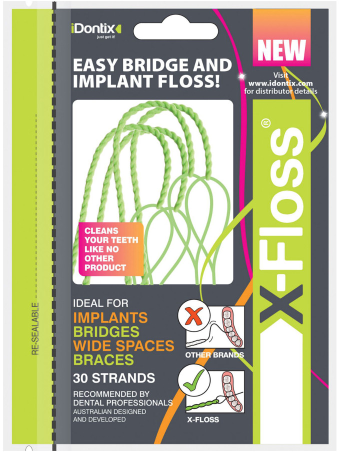 Piksters PIKSTERS X-FLoss Classic 30szt. -  nici do implantów, mostów i aparatów ortodontycznych (KLASYCZNE)