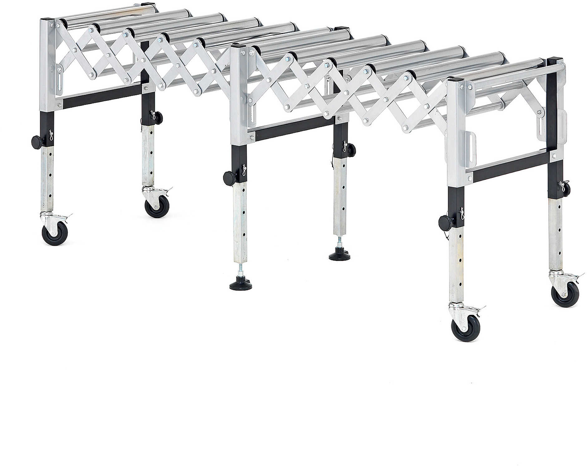 AJ Kompaktowy przenośnik rolkowy o szer. 600mm Nośność: 200kg 25901