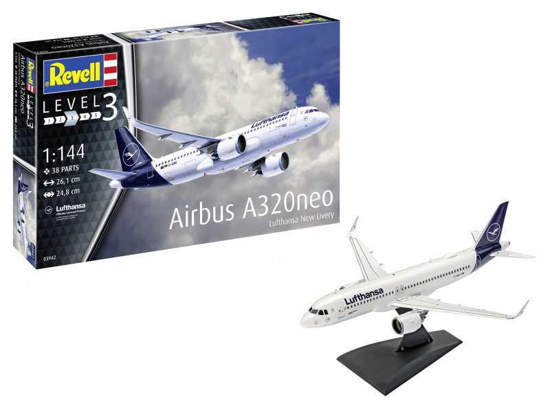 Revell Zestaw do sklejania Airbus Neo Lufthansa