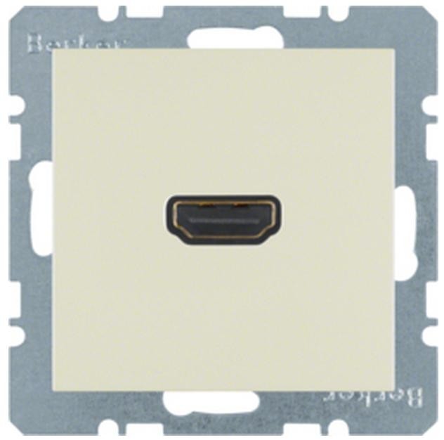 Berker Kwadrat kremowy gniazdo HDMI B_3315428982