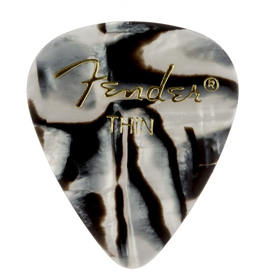 Fender miękka oryginalna Kostka Premium Zebra