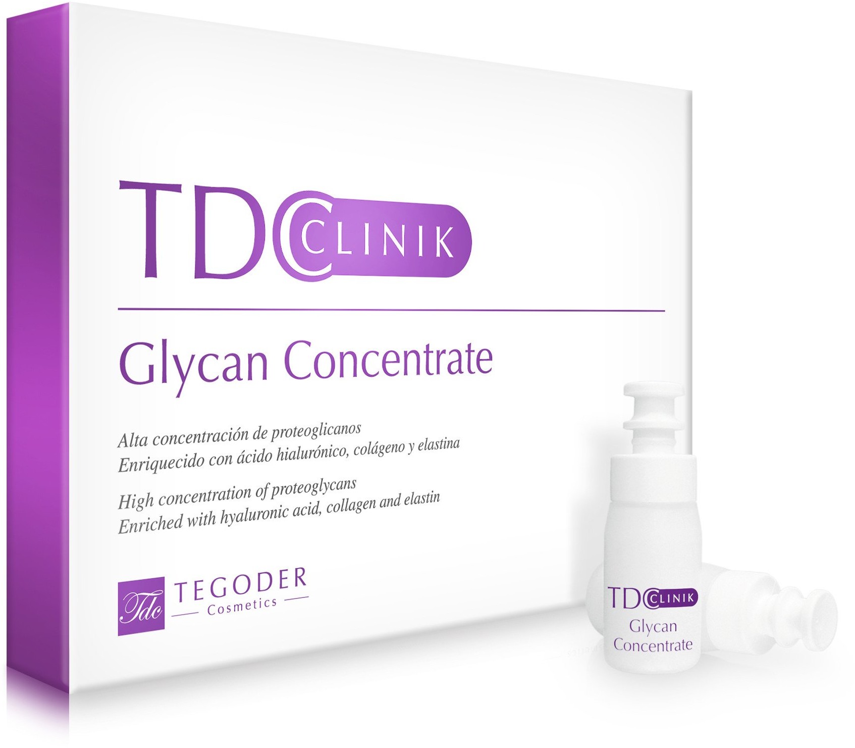 TEGOR Ampułki kolagenowe zagęszczające skórę z proteoglikanami, kwasem hialuronowym i elastyną GLYCAN CONCENTRATE 14x4ml 10222-uniw