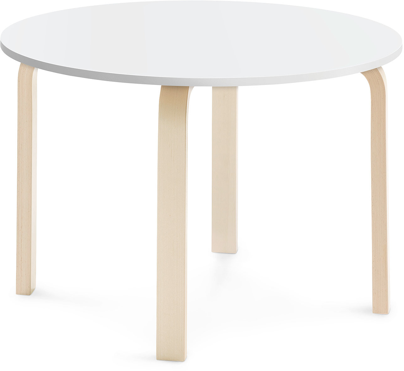 AJ Produkty Stół ELTON,  900x590 mm, biały laminat, brzoza
